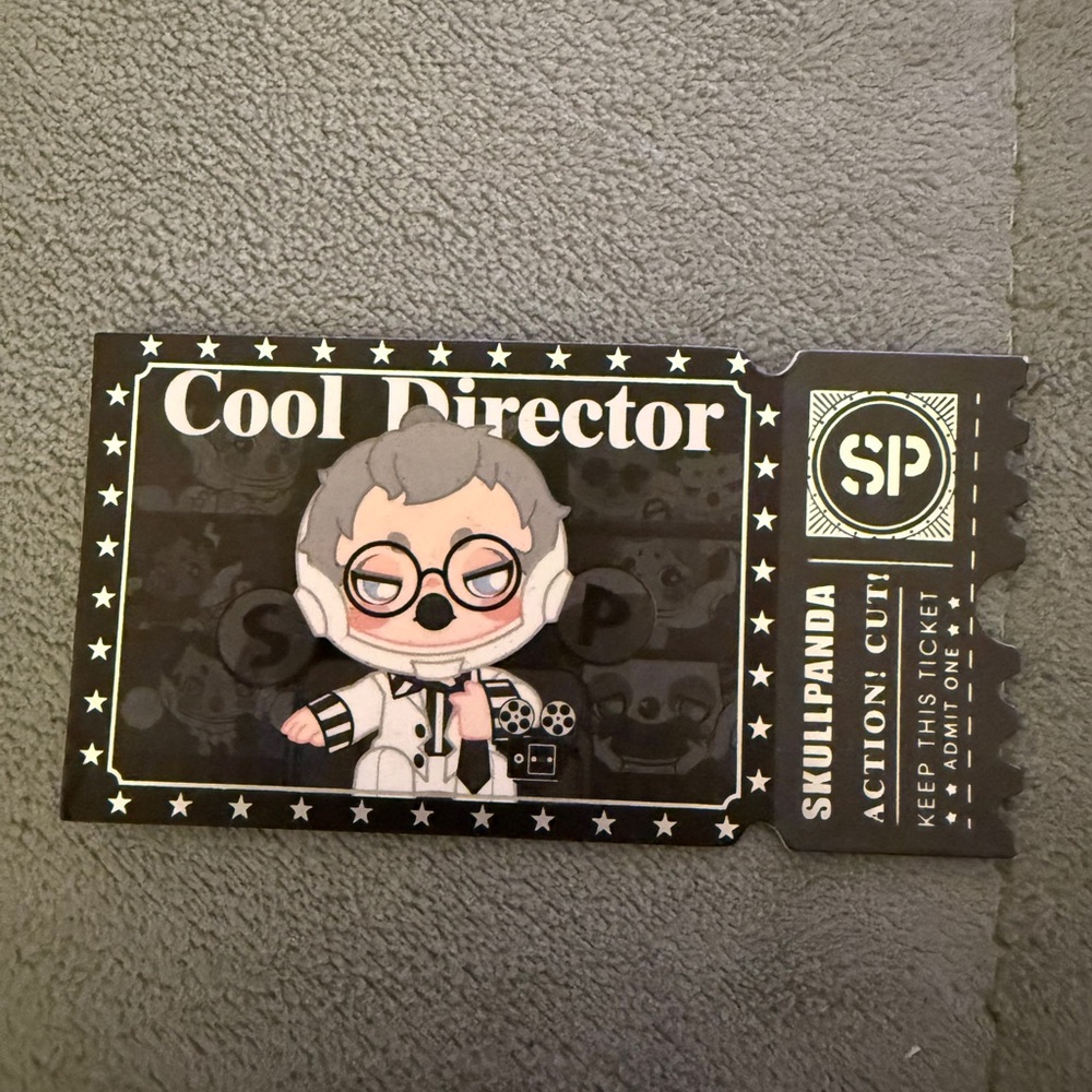 SECRET!!!! Skullpanda “Cool Director”Action Cut figurine. Discontinued series - Picture 4 of 6